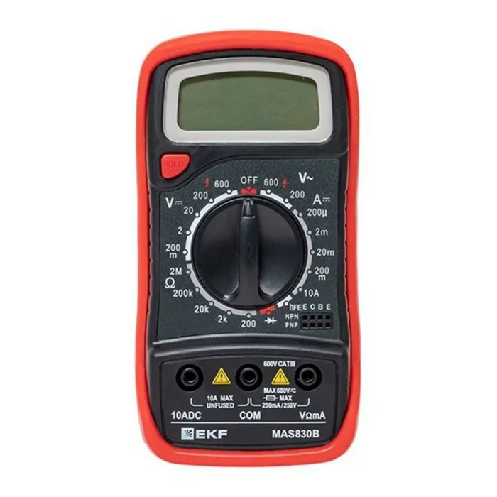 Мультиметр цифровой MAS830B Master EKF In-180701-pm830B