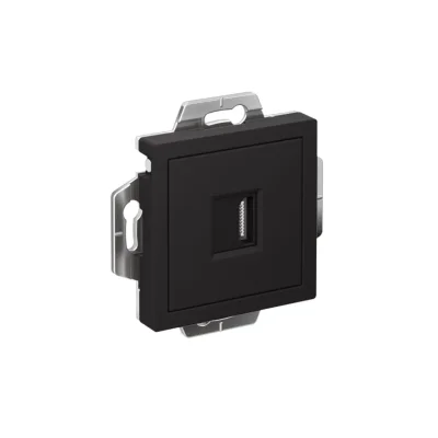 Розетка HDMI AtlasDesign механизм карбон SE ATN001080