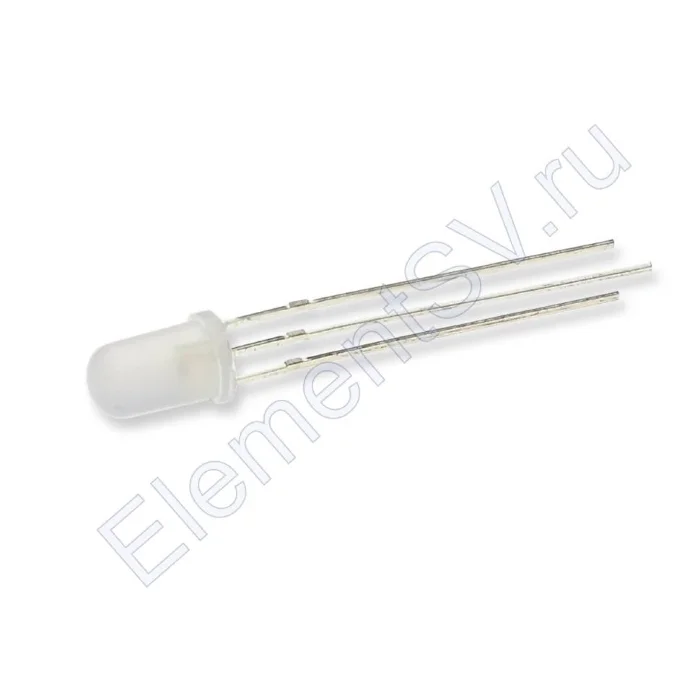 Светодиод ICL-5mm LE77 (red/green, 1000/2000 mcd, fog, общий катод)