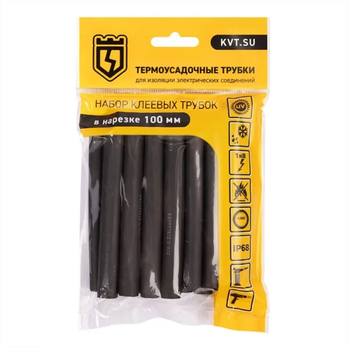 Набор трубок термоусадочных "Гермокомплект 9/3" КВТ 73659