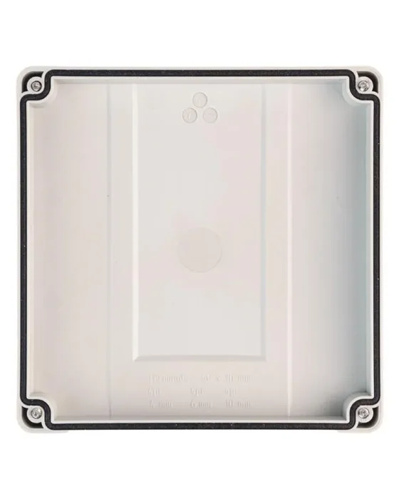 Коробка распределительная 140х140х76мм IP66 в комплекте с клеммным рядом 10х10кв.мм 76А сер. Extherm JB-100-GR