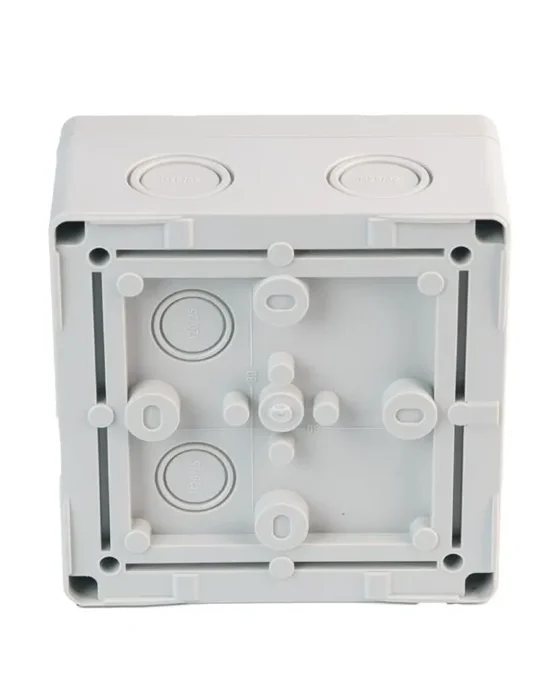 Коробка распределительная 140х140х76мм IP66 в комплекте с клеммным рядом 10х10кв.мм 76А сер. Extherm JB-100-GR