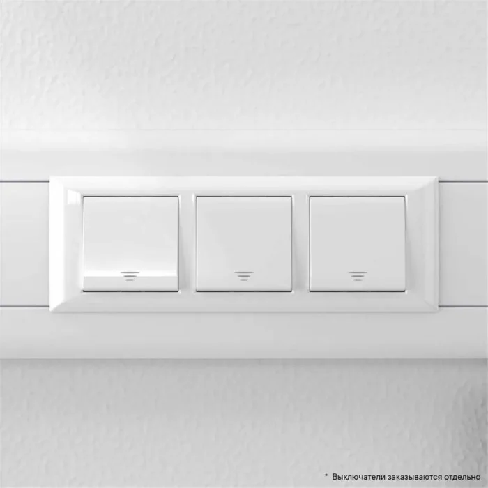 Рамка-суппорт 6мод. Avanti для "In-liner Front" бел. DKC 4400916