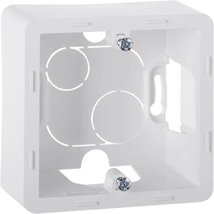 Коробка 1-м ОП Inspiria бел. IEK 673980