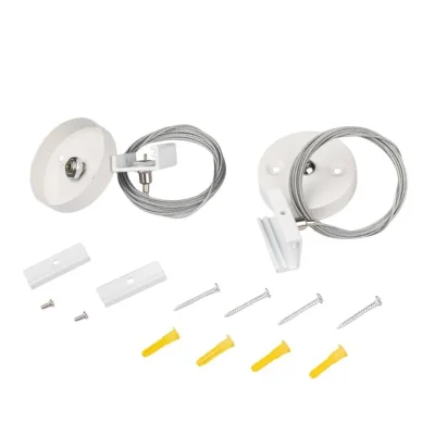 Подвес для шинопровода трехфазного 3P PTR S-2м WH Pro+ бел. JazzWay 5063945