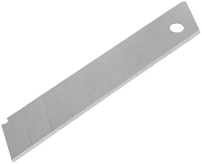 Лезвия для ножа технического 18мм 7 сегментов (уп.10шт) MOS 10406М