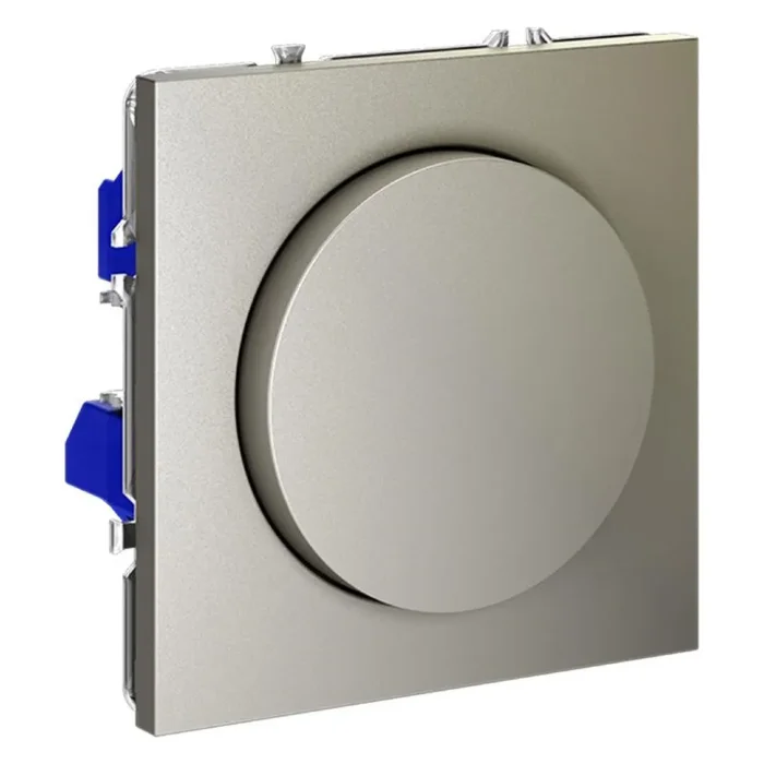 Светорегулятор поворотно-нажимной СП S70 600Вт механизм шелк Voltum VLS070304