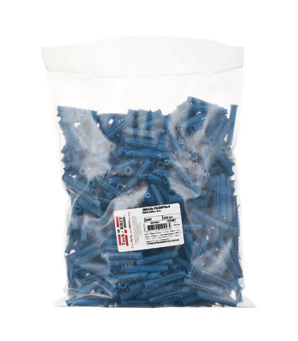 Дюбель четырехраспорный (универс.) Чапай 6х40 шипы + усы полипропилен (уп.500шт) Tech-Kreр 132441