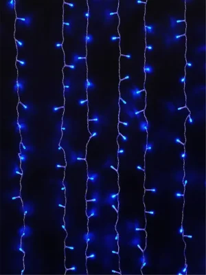 Гирлянда &quot;Занавес&quot; LDCL544-B-E 544 син. светодиодов 1.5х2.2м 16 нитей соединяемый до 8шт для помещений SHLights 4690601035561