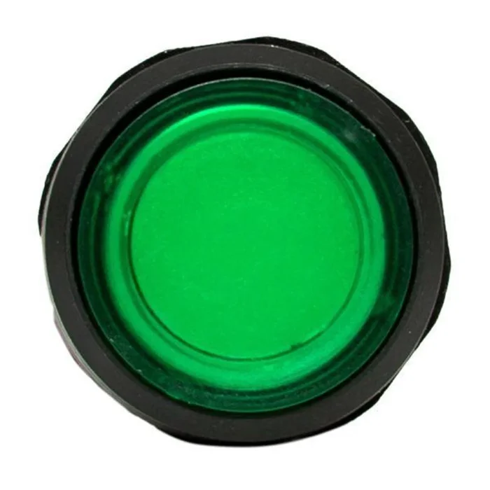 Кнопка SW2C-10D с подсветкой зел. NO 24В EKF sw2c-md-g-24