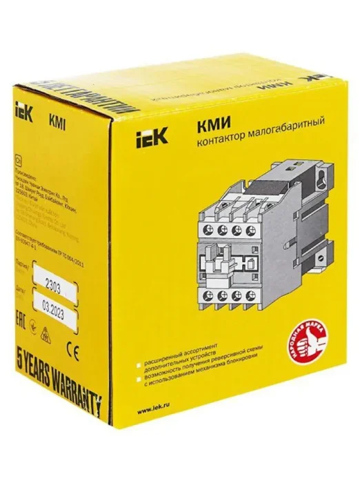 Контактор КМИ-22510 25А 24В/АС3 1НО KARAT IEK KKM21-025-024-10