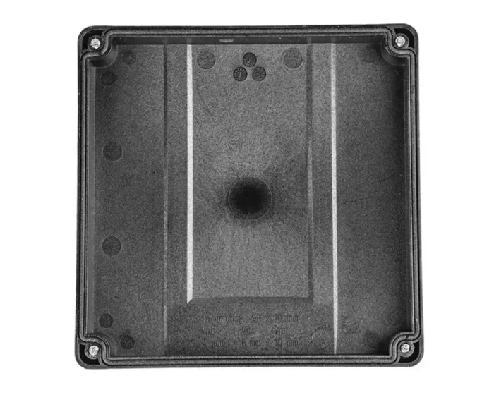 Коробка распределительная 140х140х76мм IP66 в комплекте с клеммным рядом 10х10кв.мм 76А черн. Extherm JB-100-BL