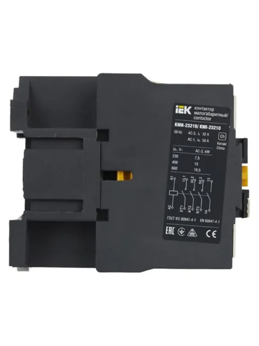 Контактор КМИ-23210 32А 230В/АС3 1НО KARAT IEK KKM21-032-230-10