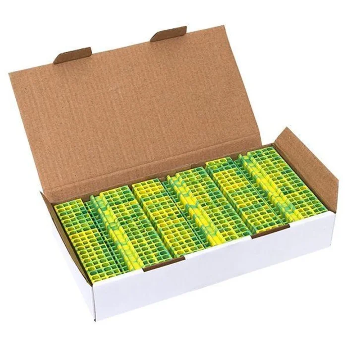 Колодка клеммная ST-2.5 земля пружинная EKF plc-jxb-st-2.5-pen