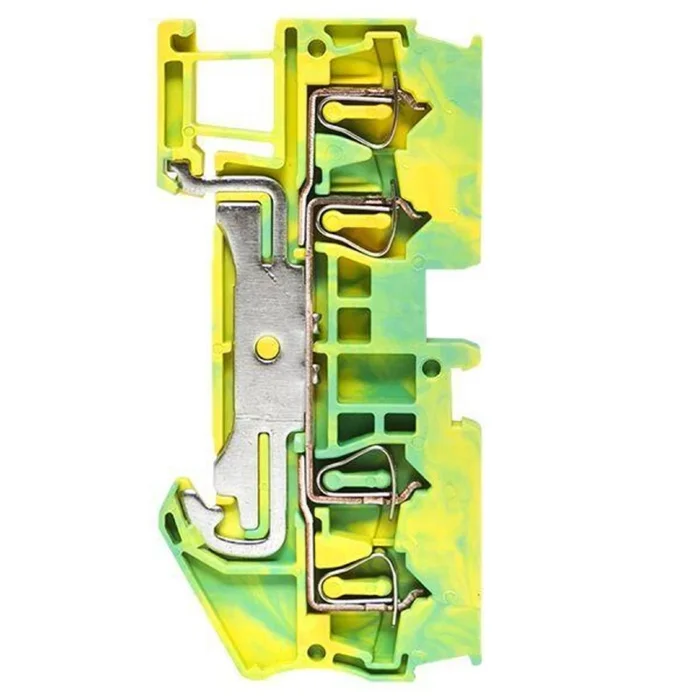 Колодка клеммная ST-2.5 земля пружинная EKF plc-jxb-st-2.5-pen