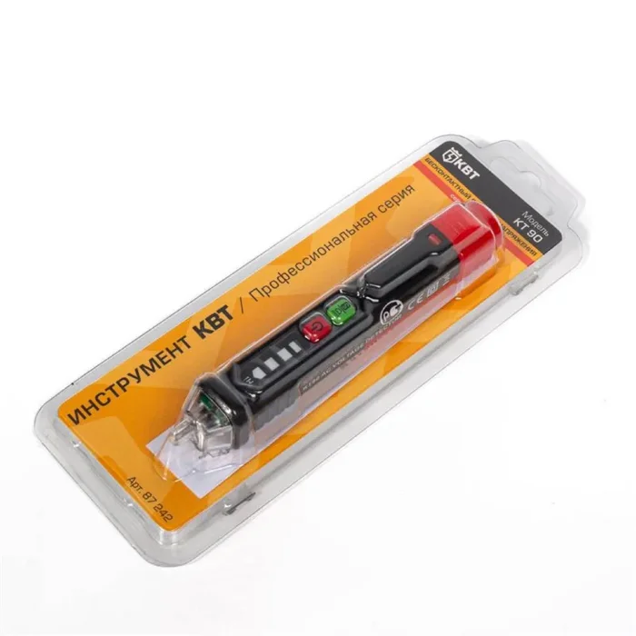 Детектор напряжения бесконтактный КТ 90 PROLINE КВТ 87242