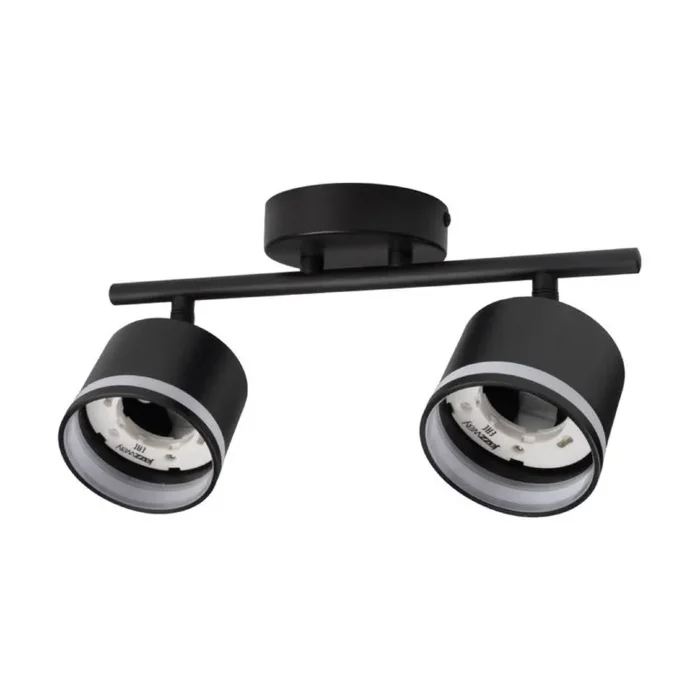 Светильник PCL-0702 max 20Вт (каждая лампа) 2xGX53 IP20 230В BL настен./потолочн. декор. под лампу JazzWay 5066809