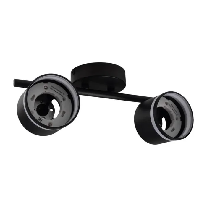 Светильник PCL-0702 max 20Вт (каждая лампа) 2xGX53 IP20 230В BL настен./потолочн. декор. под лампу JazzWay 5066809