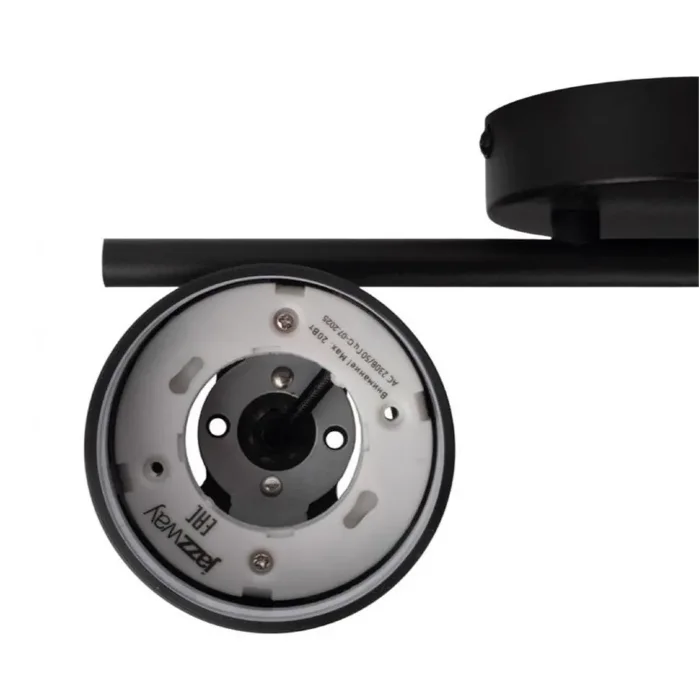 Светильник PCL-0702 max 20Вт (каждая лампа) 2xGX53 IP20 230В BL настен./потолочн. декор. под лампу JazzWay 5066809