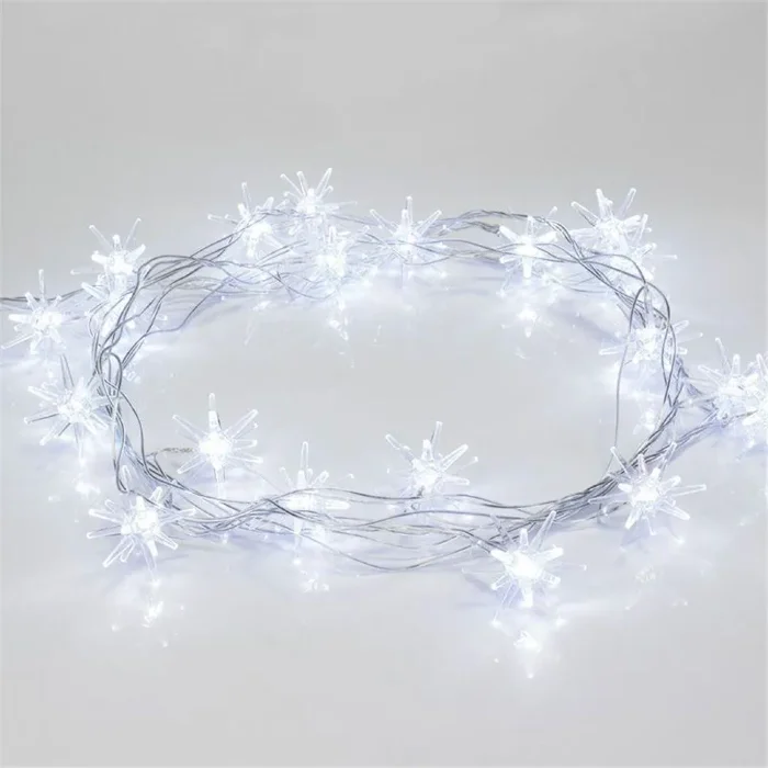 Гирлянда светодиодная "Снежинки" 2.8м 20LED бел. 1Вт IP20 Neon-Night 303-036