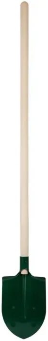 Лопата штыковая 190х350х1420мм ребра жесткости; деревянный черенок КУРС 77212