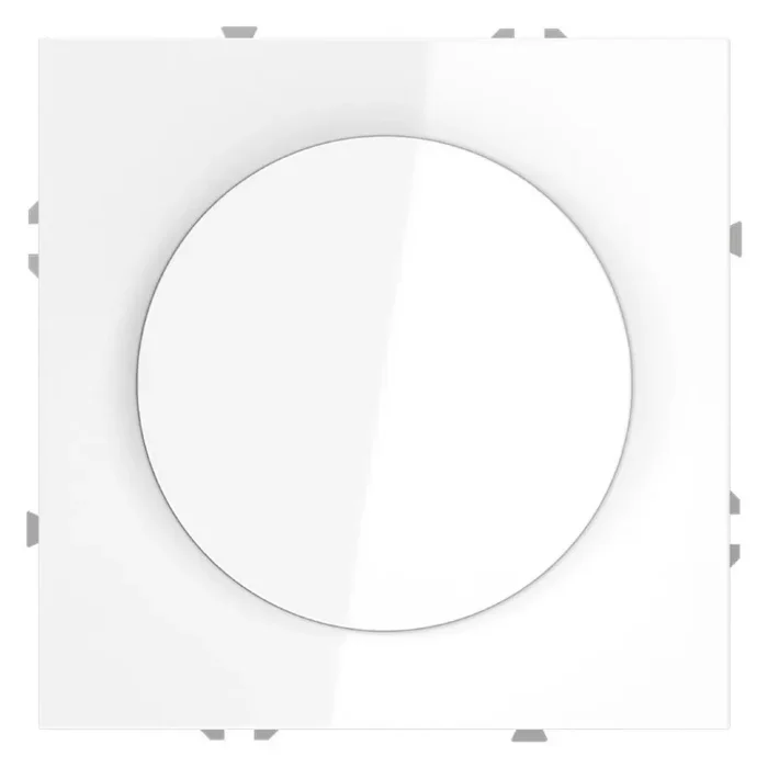 Светорегулятор поворотно-нажимной СП S70 600Вт механизм бел. глянцевый Voltum VLS070301