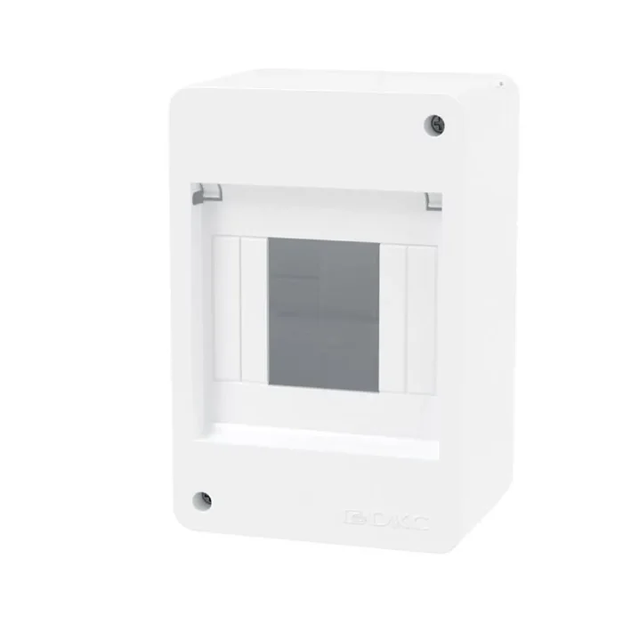 Щиток 4 мод настенный без дверцы бел. DKC F04W0W0