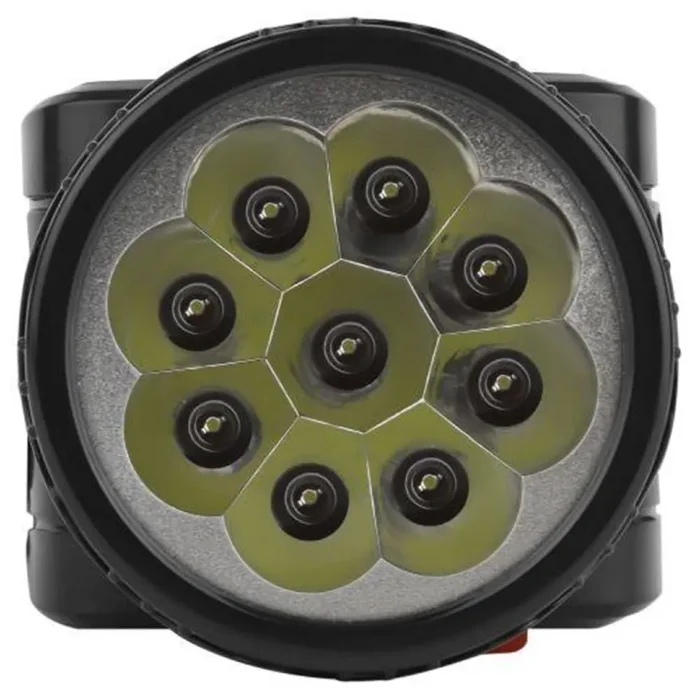 Фонарь аккумуляторный налобный TG9 9LED аккум. 4В 0.9А.ч ЗУ 220В (картон. упак.) Трофи C0045557