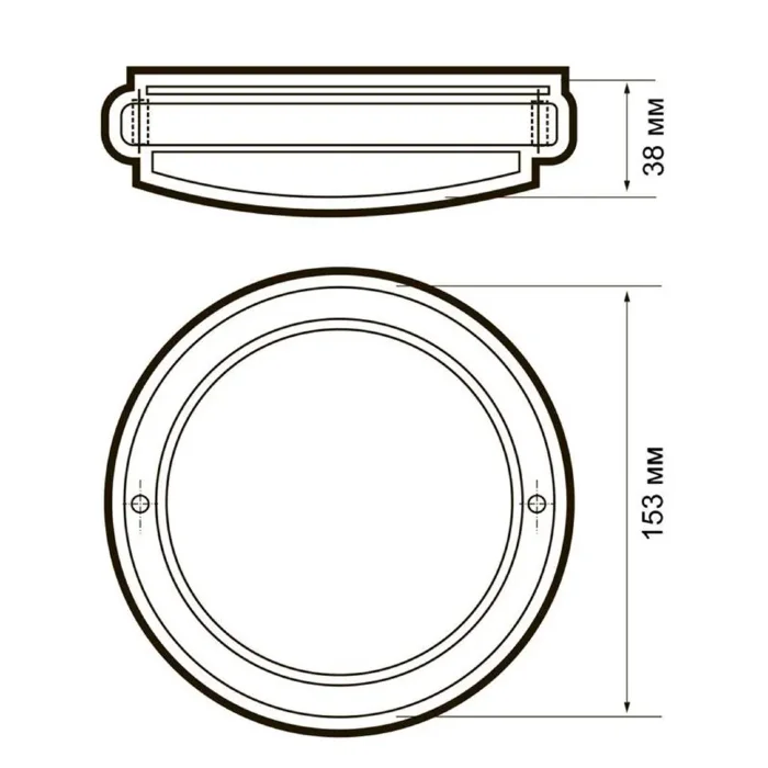 Светильник светодиодный "Банник" PBH-PC7-RA 12Вт 4000К IP65 ЖКХ ДБП white JazzWay 5045941