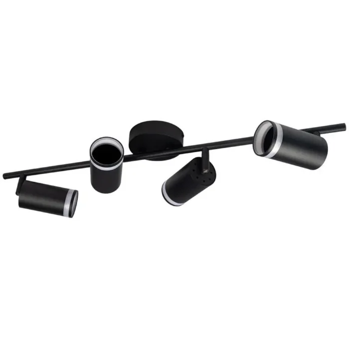 Светильник PCL-0104 4xGU10 IP20 230В BL настен./потолочн. декор. под лампу JazzWay 5066465