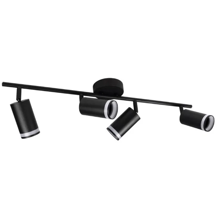 Светильник PCL-0104 4xGU10 IP20 230В BL настен./потолочн. декор. под лампу JazzWay 5066465