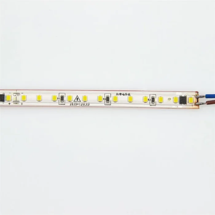 Светодиодная лента 220VAC, 2835, 120led/m, 4.8W/m, white 6000K, A119, IP67, 10mm, со скотчем