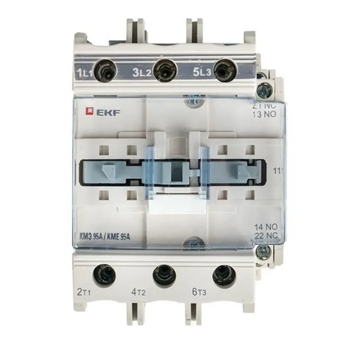 Контактор КМЭ 95А кат. 220В AC 1НО+1НЗ EKF ctr-s-95-220