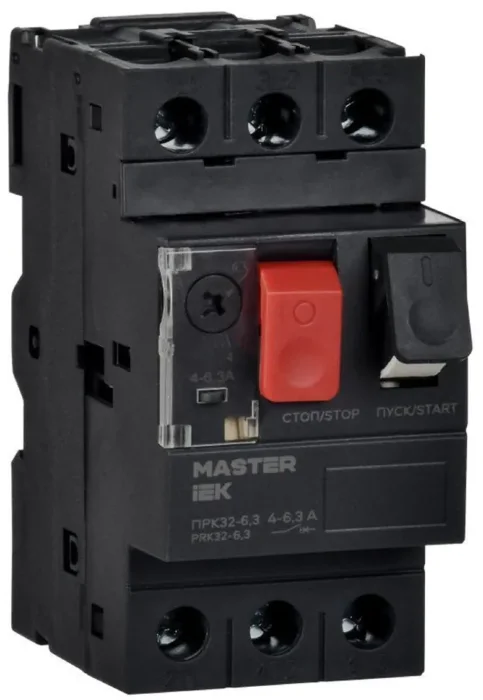Пускатель ПРК32-6.3 In6.3А Ir4-6.3А Ue 660В KARAT IEK DMS11-D63