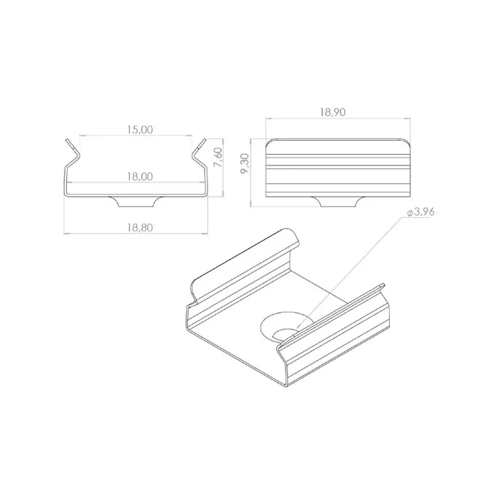 Крепление для профиля (577)