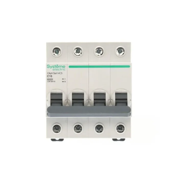 Выключатель автоматический 4п City9 Set (АВ) С 16А 6кА 400В SE C9F36416