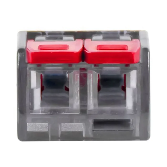 Клемма строительно-монтажная СМК 221-412 2-проводная 0.2-4кв.мм (блист.5шт) PROxima EKF plc-smk-221-412b