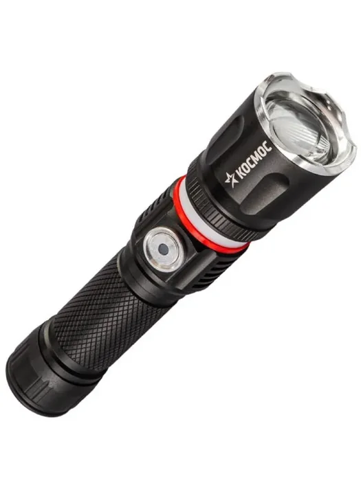Фонарь ручной аккум. 4Вт T6LED/Li-ion18650 1200мА.ч алюм. КОСМОС (KOC811Lit)