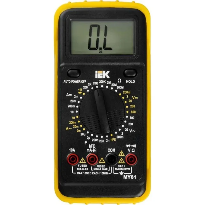 Мультиметр цифровой Professional MY61 IEK TMD-5S-061