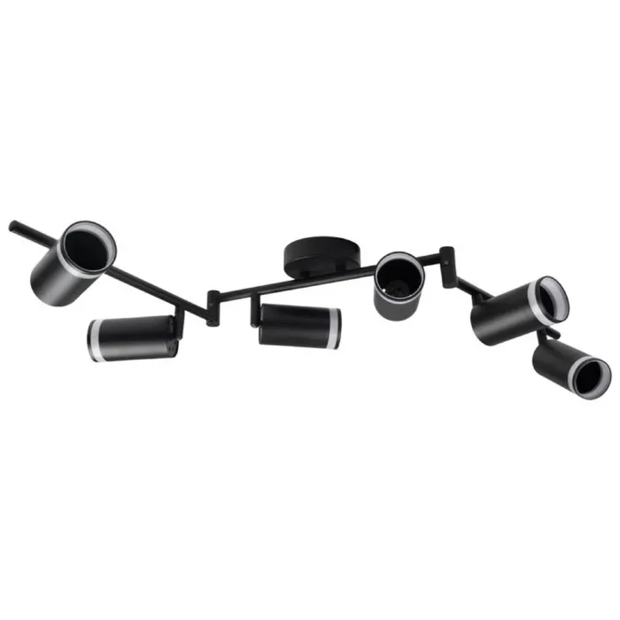 Светильник PCL-0306 6xGU10 IP20 230В BL настен./потолочн. декор. под лампу JazzWay 5066601