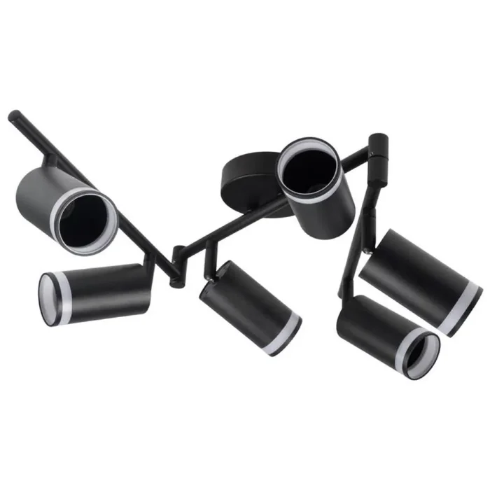 Светильник PCL-0306 6xGU10 IP20 230В BL настен./потолочн. декор. под лампу JazzWay 5066601