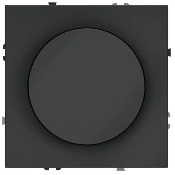 Светорегулятор поворотно-нажимной СП S70 600Вт механизм графит Voltum VLS070307