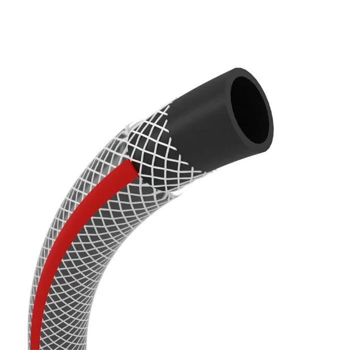 Шланг поливочный ПВХ 3-х слойный 1/2дюйма 25м Стандарт ЧЕТЫРЕ СЕЗОНА 62-0224