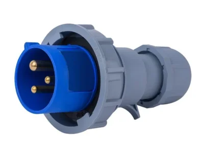 Вилка переносная 2Р+РЕ 16А 220В IP67 ВП-103 DEKraft 26106DEK