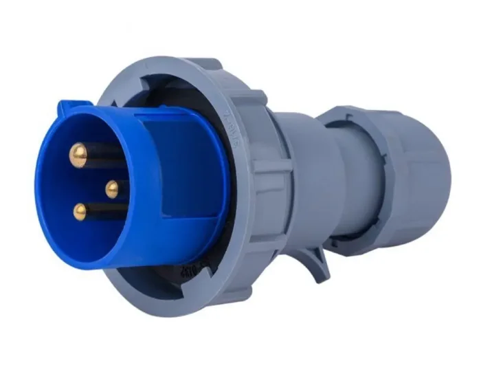 Вилка переносная 2Р+РЕ 16А 220В IP67 ВП-103 DEKraft 26106DEK