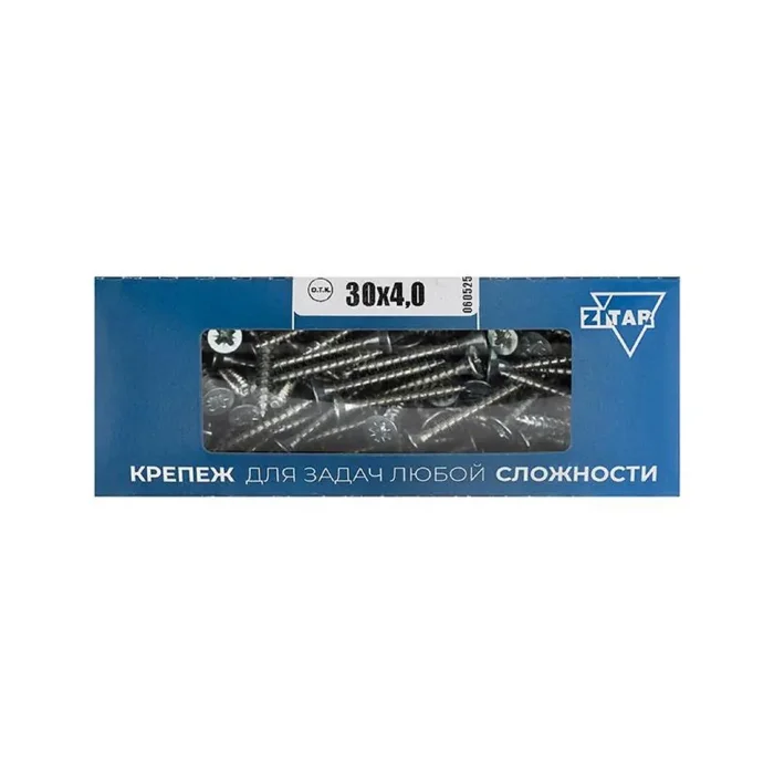 Саморез универсальный 30х4.0 оцинк. (уп.200шт) Zitar 102180