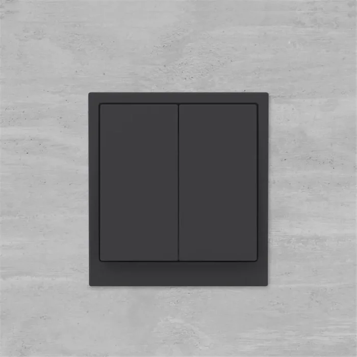 Переключатель 2-кл. KANT черн. уголь DKC 7012114