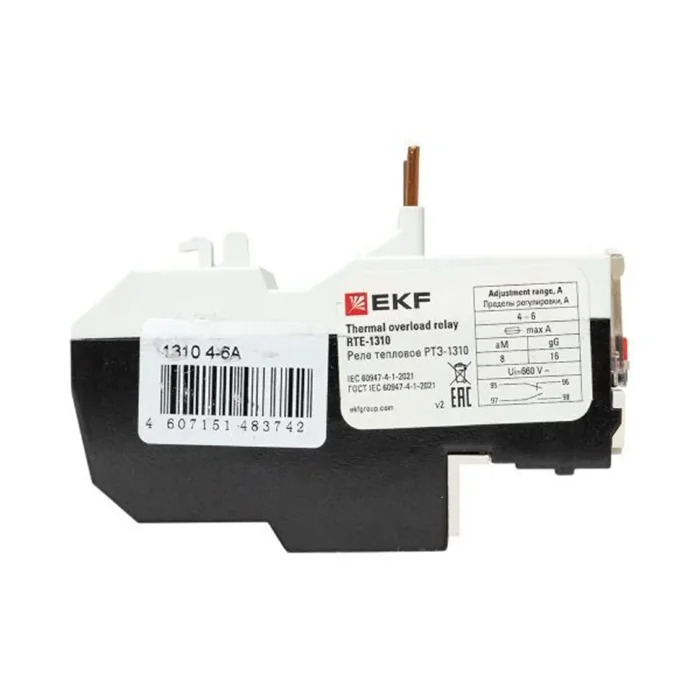 Реле тепл. РТЭ 1310 4-6А EKF rel-1310-4-6