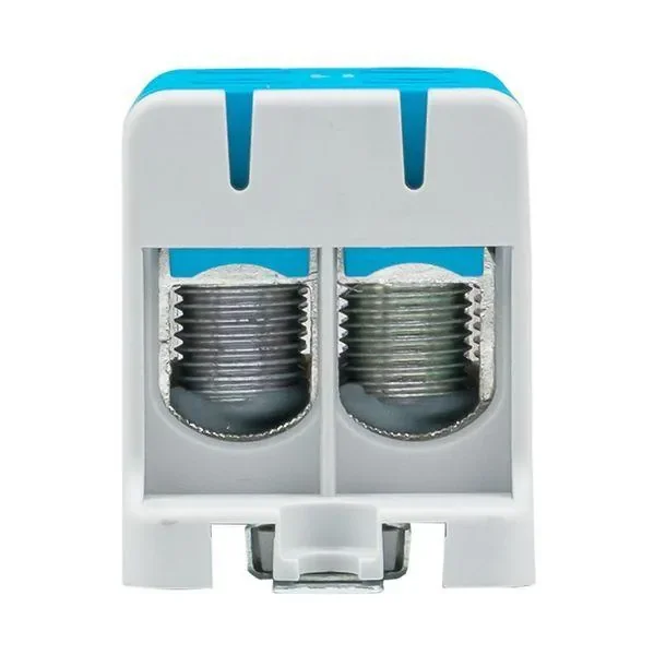 Клемма силовая вводная двойн. КСВ 16-95кв.мм син. EKF plc-kvs2-16-95-blue