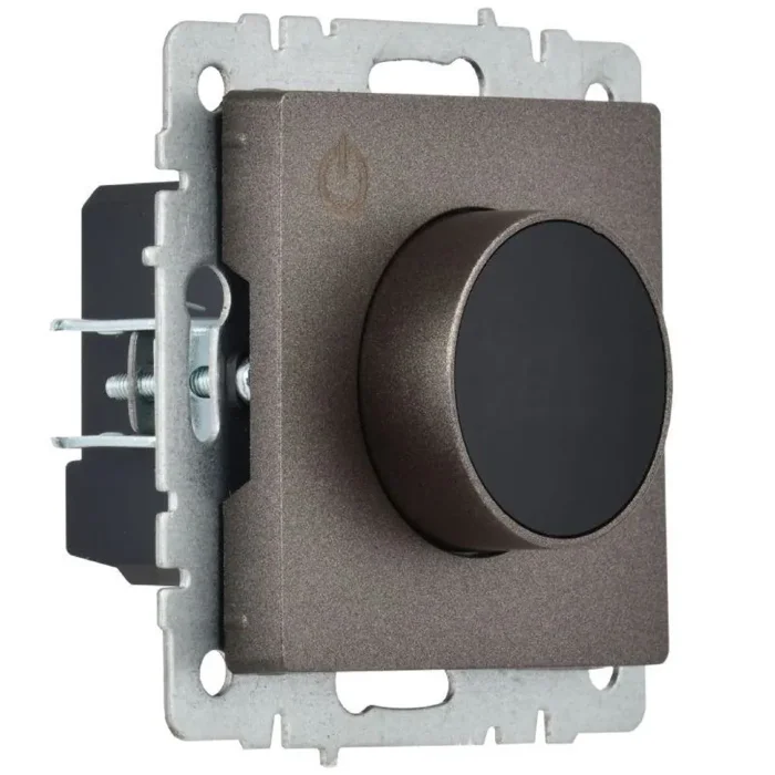 Термостат электронный с индик. BRITE СП IP20 ТС10-1-БрТБ темная механизм бронза IEK BR-RT11-K45